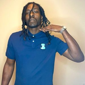 MHL Clothing MoneyHungry Mens Polo Navy Blu Collar